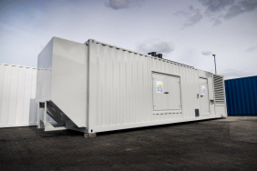 40 foot generator container with extra attenuation
