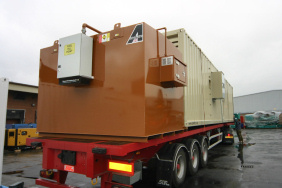 40 foot generator and fuel tank for morrisons stores