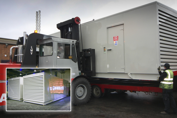 2 x 800kVA generators for Gatwick Airport