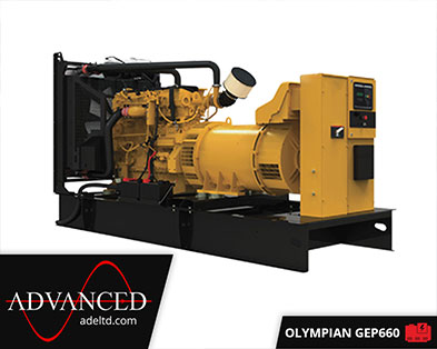 660kVA Olympian Logistics Backup Generator