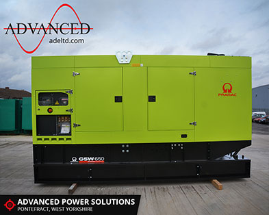 650 kVA Pramac Volvo Streaming Service Diesel Generator