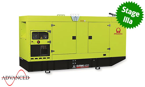 420 kVA Volvo Stage IIIa Silent Diesel Generator - Pramac GSW420V