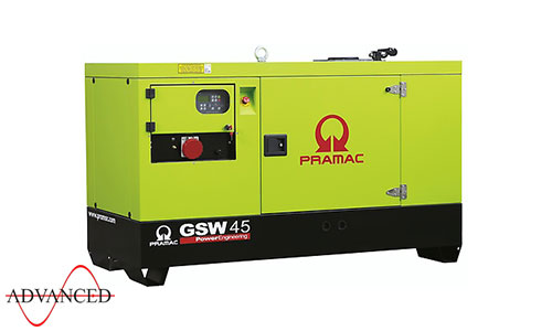 45 kVA Yanmar Auto Start Silent Diesel Generator - Pramac GSW45Y