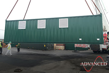 Switchgear Enclosure is on its way to be Iinstalled at a National Grid Site 