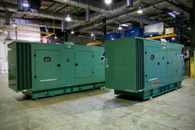 2 x 500kva diesel generators