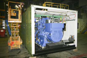 Gas generator and control panels