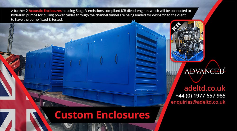 Custom Built JCB Engine Enclosures