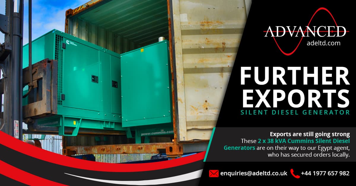 Further Egypt Diesel Generator Exports